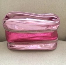 Victoria  s Secret Pink Metallic Train Case