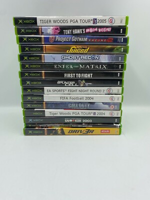 Various Original Xbox Games - Listing 1 OG Xbox