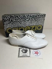 NOS NIB CAPEZIO TAP DANCE Ballet SHOES Vintage White Children s SIZE 13 1/2 W