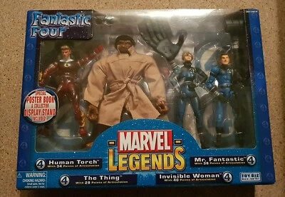 Marvel Legends "Fantastic Four" Box Set - WALMART EXCLUSIVE - Toy Biz - Photo 1/2