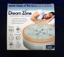 DREAM ZONE-SOOTHING SLEEP THERAPY MACHINE--NEW--NIGHT LIGHT, TIMER, USB PORTS