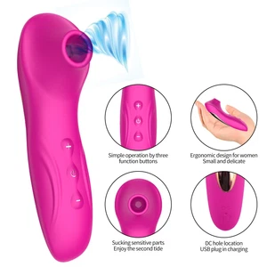 Sucking Vibrator 10-Speed G-spot  Massager Dildo Clit Sucker Women Sex Toys - Picture 2 of 28