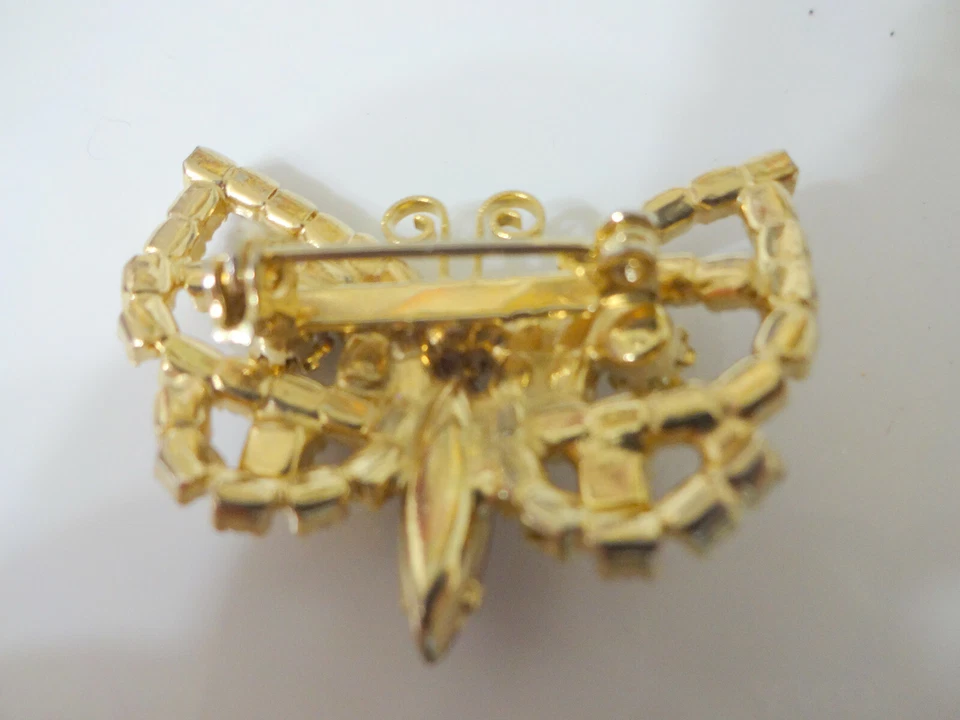 Broche prendedor miniatura diferente de colección estrás opalescente mariposa linda Juliana? Foto 2 de 4