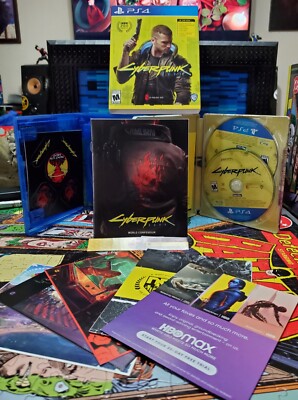 Cyberpunk 2077 Day One Edition Ps4 All Inserts In Mint Condition