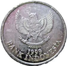 1999 INDONESIA 50 RUPIAH COIN -  # 33/11/24