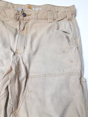 Carhartt Relaxed Fit Double Knee Pants Sz 34×29 | eBay