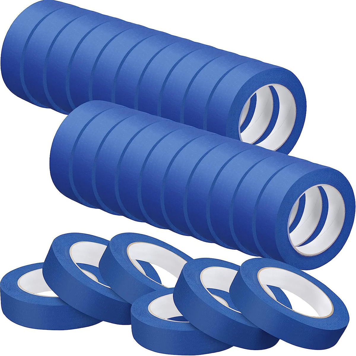 Blue Painters Tape 1 Inch Masking Tape Bulk Multi Pack Safe Paint Paper  Tape Cle