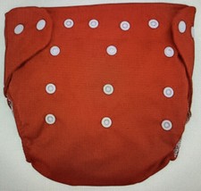 INFANT  RE-USABLE  NAPPY    RED