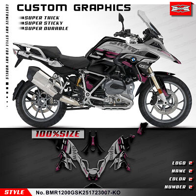 Custom Graphics Vinyl Decal for BMW R1200 GS 2017 2018 2019 2020 2021 2022 2023