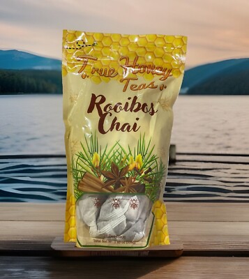 True Honey Teas Rooibos Chai Honey + Tea Bags - Just Add Hot Water !