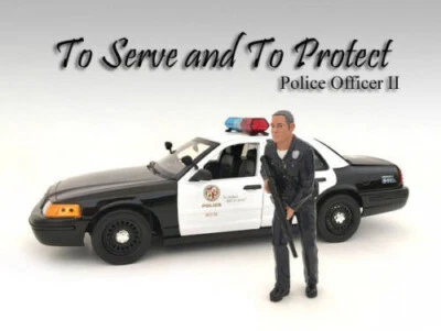 Police Officer #2 Figur Polizei Modell 1:18 American Diorama AD-24012