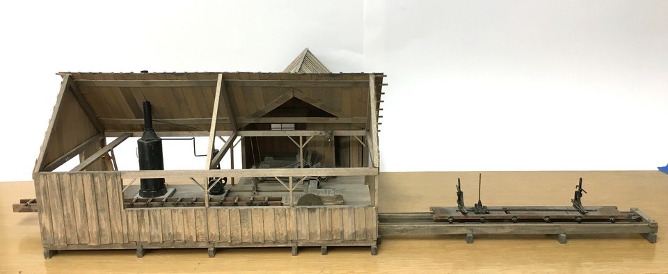 O scale Saw Mill Model Railroad Craftsman kit, castings.Logging, Lumber ...