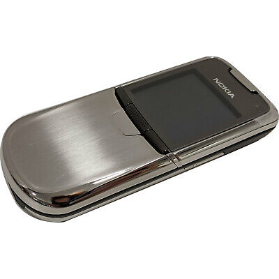 Nokia 8800 Single SIM 64MB Stainless Steel/Silver ABC Keypad Nokia 8800 Single SIM 64MB Stainless Steel/Silver ABC Keypad