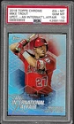 2018 TOPPS CHROME UPDATE BASEBALL #IA-MT MIKE TROUT PSA 10 INTERNATIONAL AFFAIR