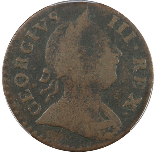 1771 Machin's Mills 1/2p Vlack-71A W7670 PCGS F15 GEORGIVS III Group 1 - Picture 2 of 4
