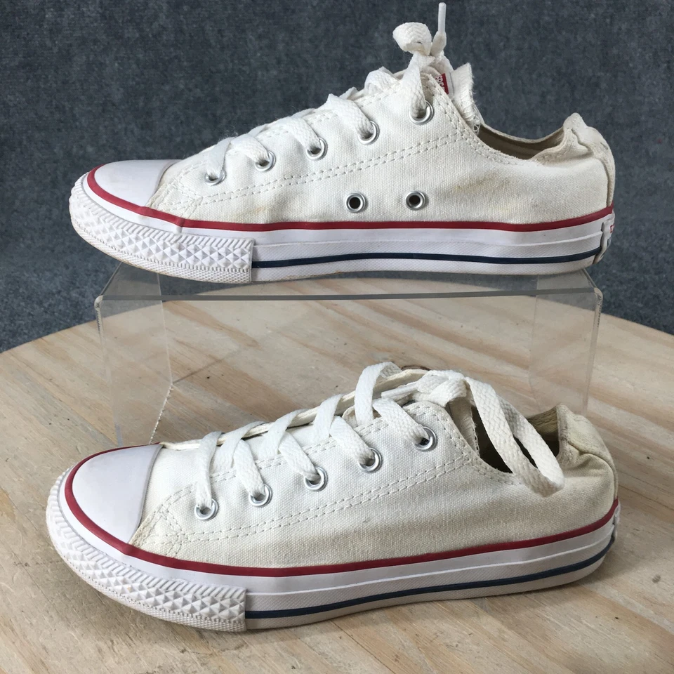 Zapatos Converse Jóvenes 3 Niños Chuck Taylor All Star Ox 3J256 Zapatilla Baja Blanca Foto 2 de 4