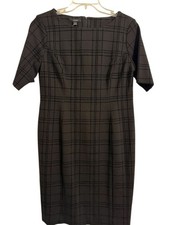 Alfani Black Embellished Dress Size 6 NWT Short Sleeve Work Office Cocktail LBD