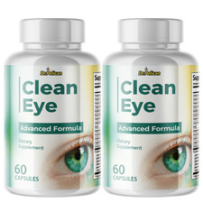 Clean Eye- Eye Support with Lutein- 2 Bottles- 120 Capsules