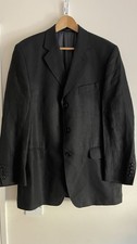 Carletti Black jacket48/36 Regular Single-Breasted Lined