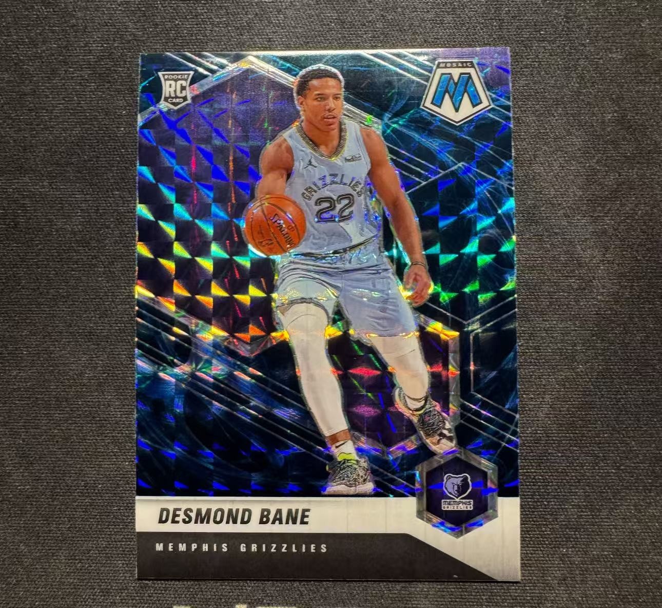 2020-21 Panini Mosaic Prizm Desmond Bane Genesis Rookie #211 *Amb