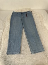 New Gloria Vanderbilt Amanda Mid Rise Tapered Jeans Size 18 Classic Stretch