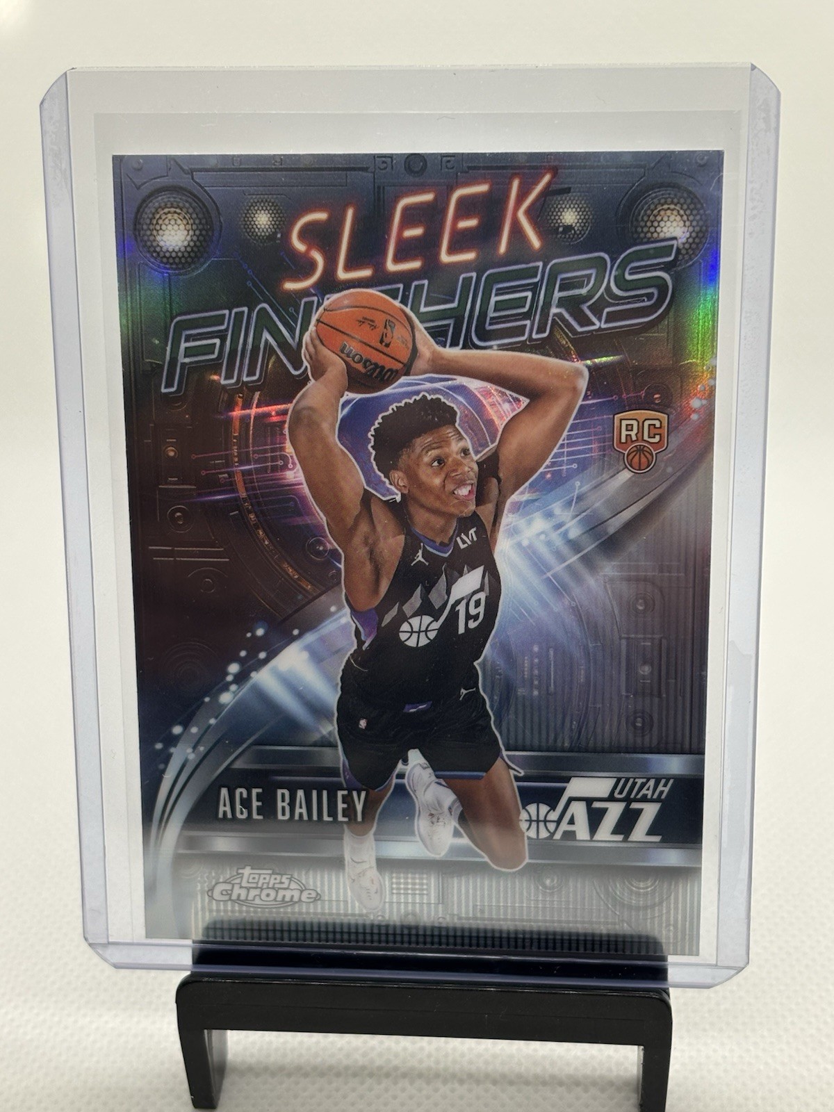 2025-26 Topps Chrome #SF-25 Ace Bailey Sleek Finishers Refractor