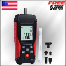 Digital RPM Tachometer Non Contact Photo Sensor Tachometer & Contact RPM Gauge