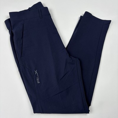 RLX Ralph Lauren ネイビー M キルティングパンツ RLX Ralph Lauren Golf Pants Men's Lightweight Wicking Navy Blue