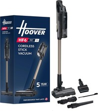 Hoover HF6 Pet Cordless Stick Vacuum Cleaner with Pet Hair Tool, 660w [HF610P]