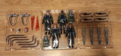 Ghostbusters 2 Ecto 1 Haslab 4 Figure Set Complete w accessories Plasma Series