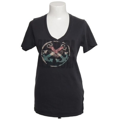 Quiksilver, T-shirt, Größe: XS, Grau/Mehrfarbig, Bio-Baumwolle, Print #Sie
