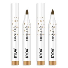 2 Pcs Freckle Makeup Pen, Natural Lifelike Freckle Makeup Pen Magic Color, Wa...