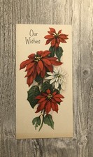 VTG Christmas Greeting Card Made In USA Paper...