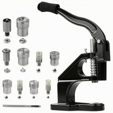 Hand Press Machine with Dies Heavy-Duty Rivet Setter Versatile for Hobbyists