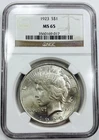 *1923 PEACE DOLLAR* *NGC MS 65* NR #C2004