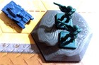 HILL HEX for/MEMOIR '44 3d Printed Plastic