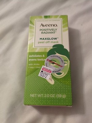 Aveeno Positively Radiant MAXGLOW Peel Off Mask Exfoliates & Evens Texture Disco
