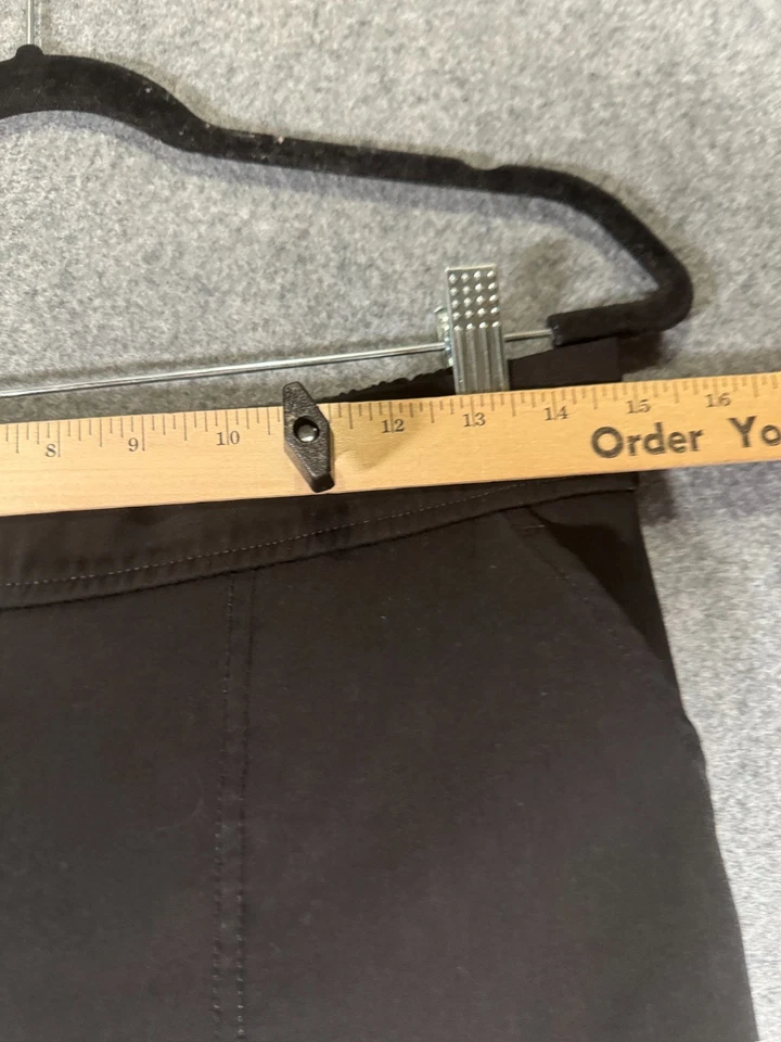 Pantalones Max Studio Mujer Grandes Negros Pull On Pierna Ancha Carrera Oficina Profesional Foto 3 de 4