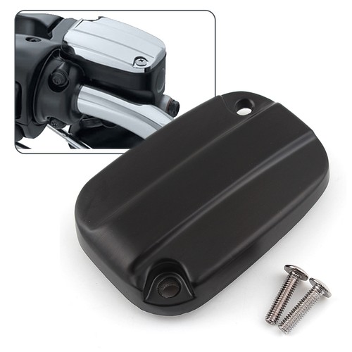 Brake Fluid Reservoir Cover Cap For Harley Touring Electra Glide Road King 06-15 - Picture 1 of 13