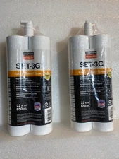 SIMPSON STRONG TIE Set-3G (2) -22OZ Epoxy Tie Cartridge with Nozzle Exp 7/22/27