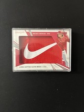 2021 Mickey Moniak Panini Immaculate Jumbo Batting Glove Brand Logo Nike 05/10