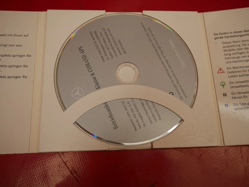 Betriebsanleitung Mercedes DVD Comand APS 2007/08 Original /E42 - Bild 4 von 4