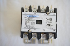Stycznik Packard Definite Purpose, 4 bieguny, 40 A, napięcie cewki 120v, C440B
