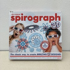 NEW The Original Spirograph 3D Glasses  Design Set Art Craft Kids Fun Retro NOS