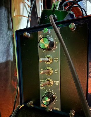 Retro Instruments 500PRE 500 Series Tube Mic Preamp Module + Workhorse Cube 3-Sl