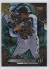 2023 Bowman's Best Aqua Lava Refractor 57/199 Manny Machado #61 h3a
