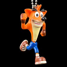 Banpresto Crash Bandicoot 1999 Llavero Pierna Oscilante Premio Figura Importación de Japón