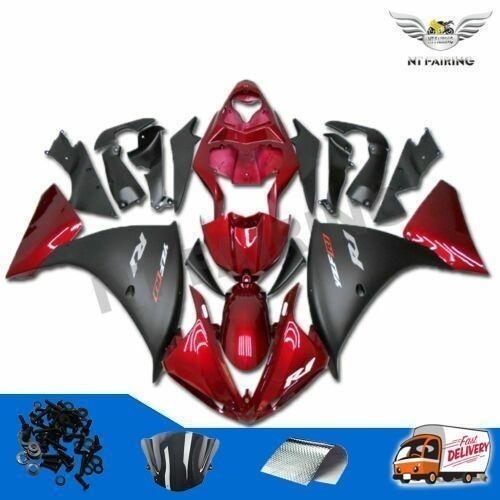 Red Black Injection Plastic ABS Fairing Fit for Yamaha YZF R1 2009-2010  NTUF