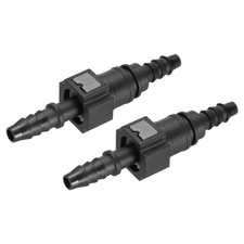 2Set Car Fuel Line 0� Quick Connect Straight Fittings 1/4"ID