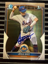 Jesus Baez Bowman Chrome 2023 Auto